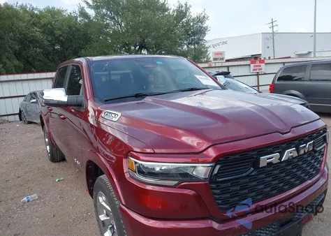 2025 Ram 1500 Lone Star 4X2 5'7 Box from USA, damaged, VIN 1C6RREFG7SN637415